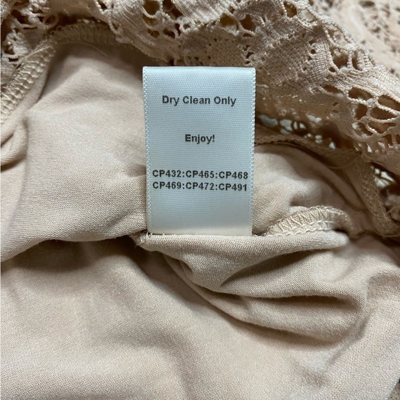 NIGHTCAP Dixie Deep V Top in Nude - Picture 10 of 12